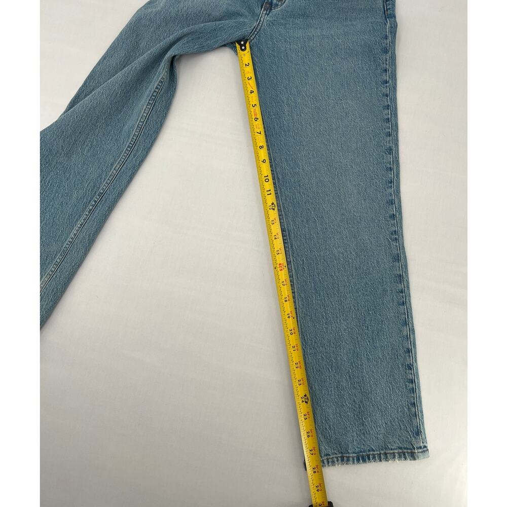Abercrombie & Fitch The '90s Straight Jeans 28 Short Ultra High Rise Light Wash - Picture 3 of 5